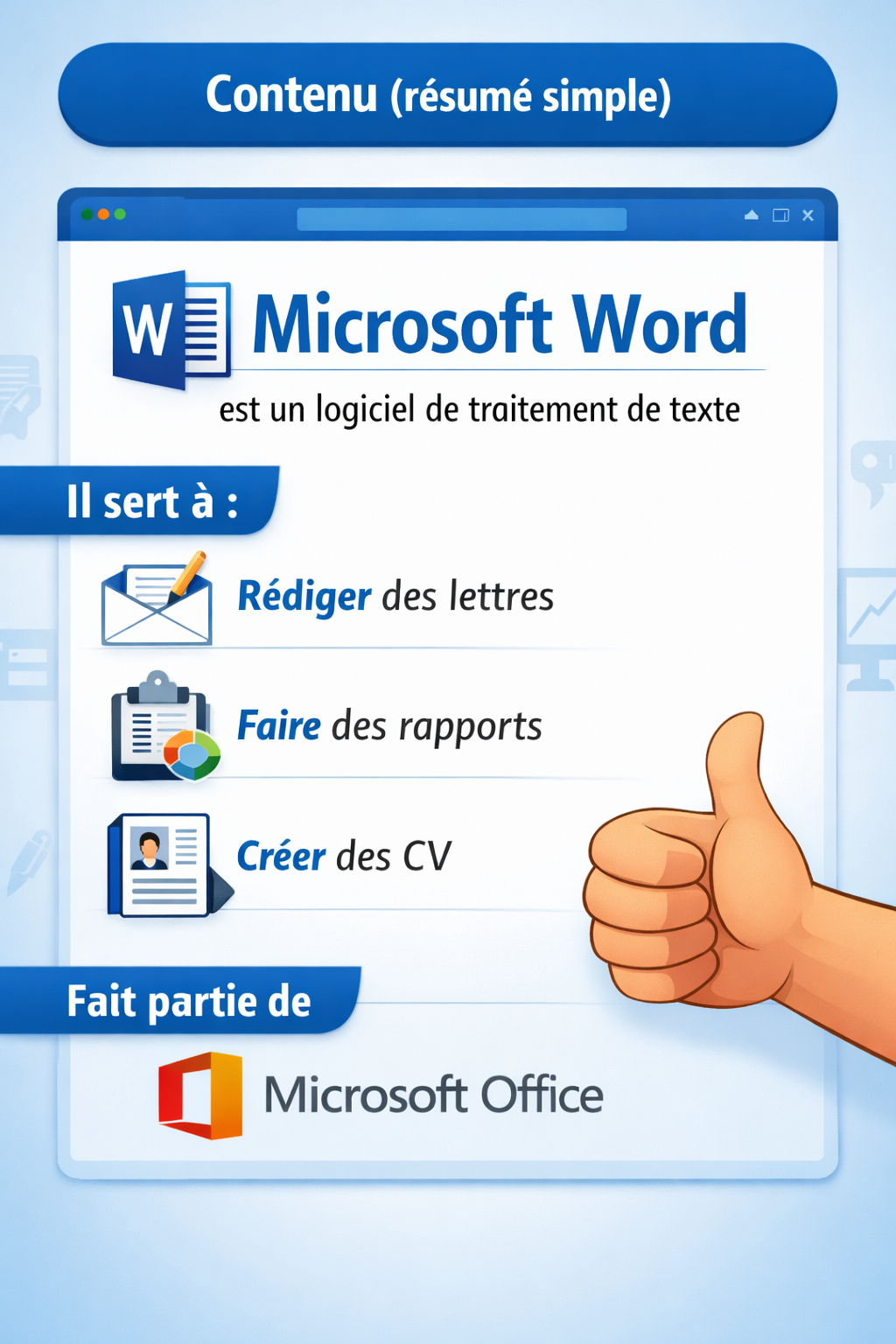 Leçon 1 : Qu’est-ce que Microsoft Word ?